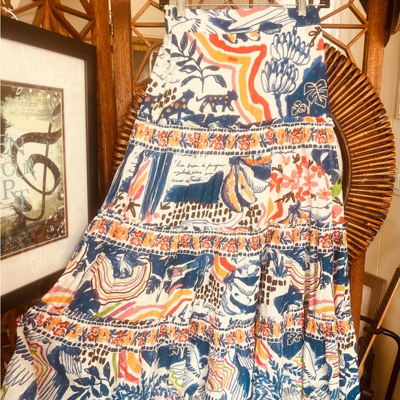 Farmrio Dresses & Skirts - Farm Rio Tiered Farmers Market Skirt